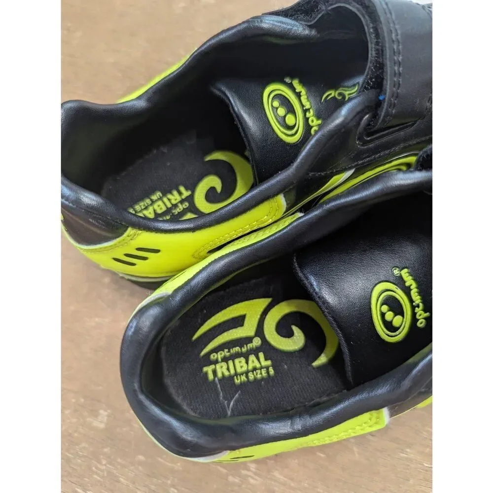 Optimum‎ Tribal Football Astro turf Trainer UK5 EU38 black neon